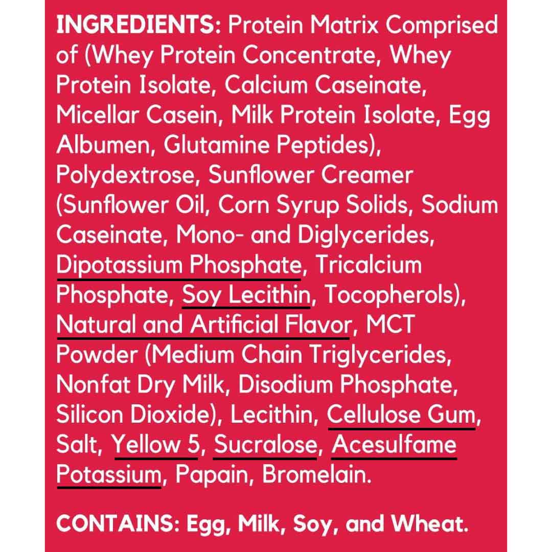 bad protein powder ingredients