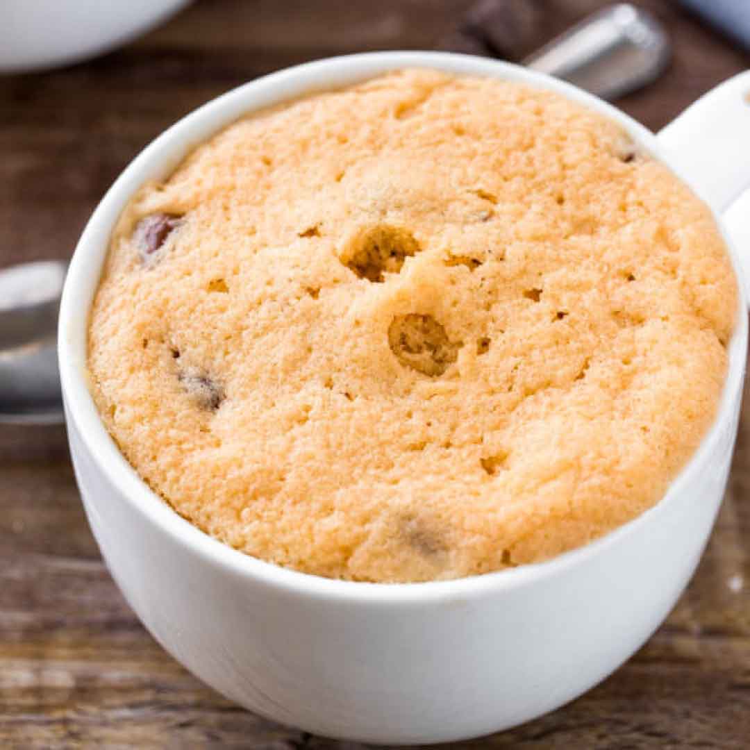 The Best Vanilla Protein Mug Cake. Made With 100% Real Foods.