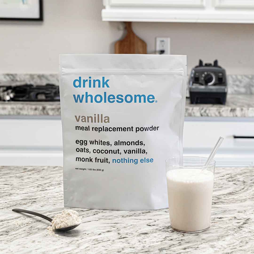 vanilla meal replacement powder serving suggestion