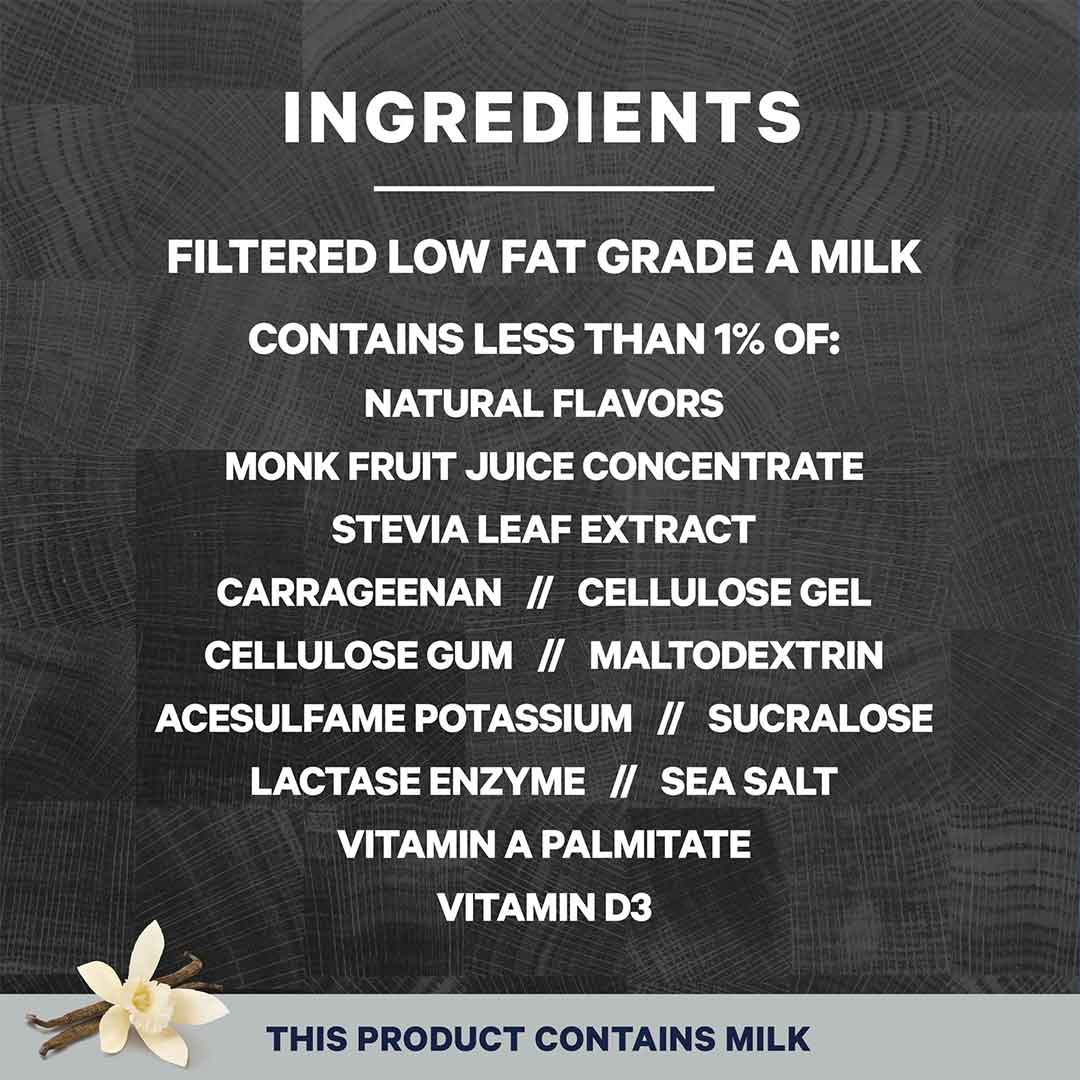 Fairelife vanilla protein shake ingredients