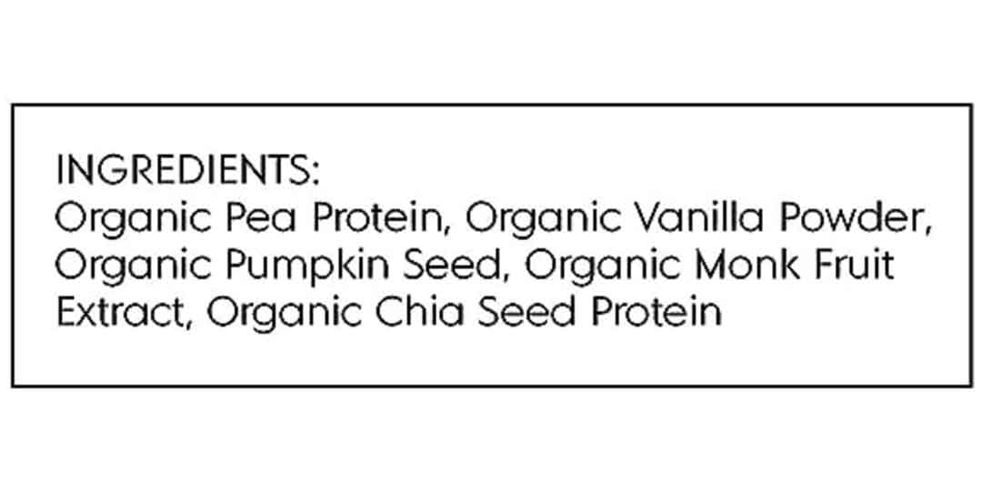 truvani vanilla protein powder protein sources