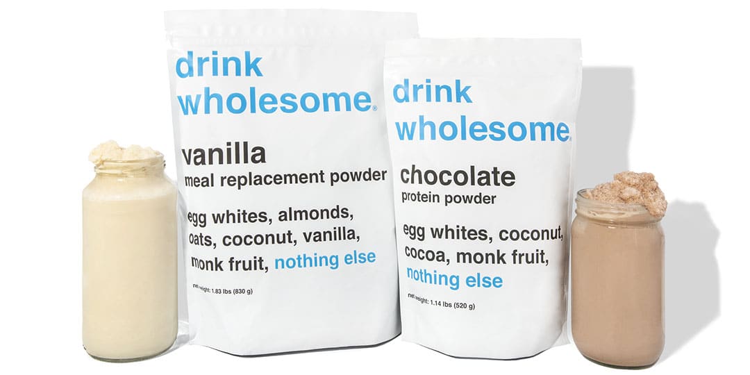 drink wholesome protein powders and meal replacements