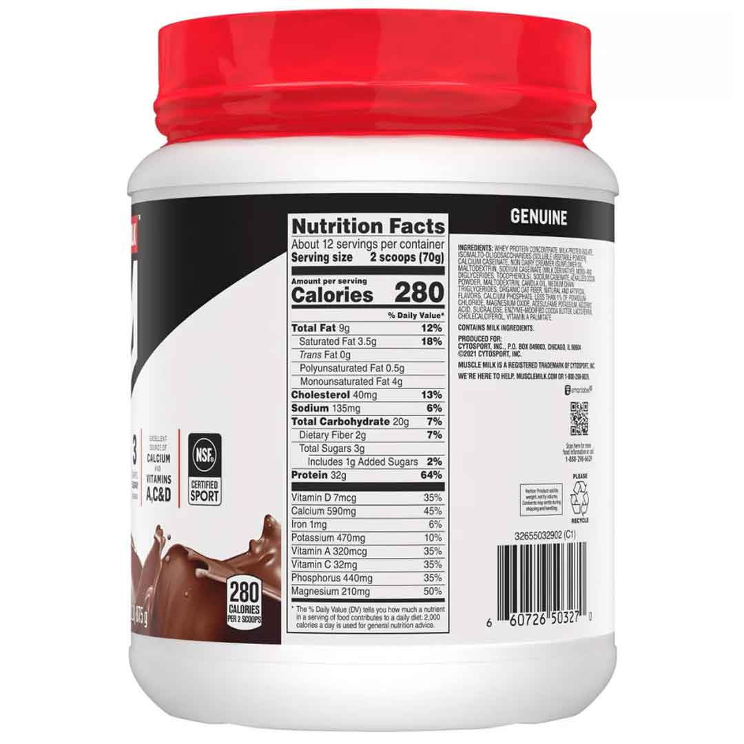 muscle milk nutrition facts