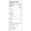 blueberry hydration powder nutrition facts