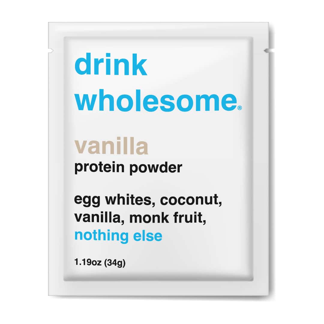 vanilla protein powder w/ monk fruit sample