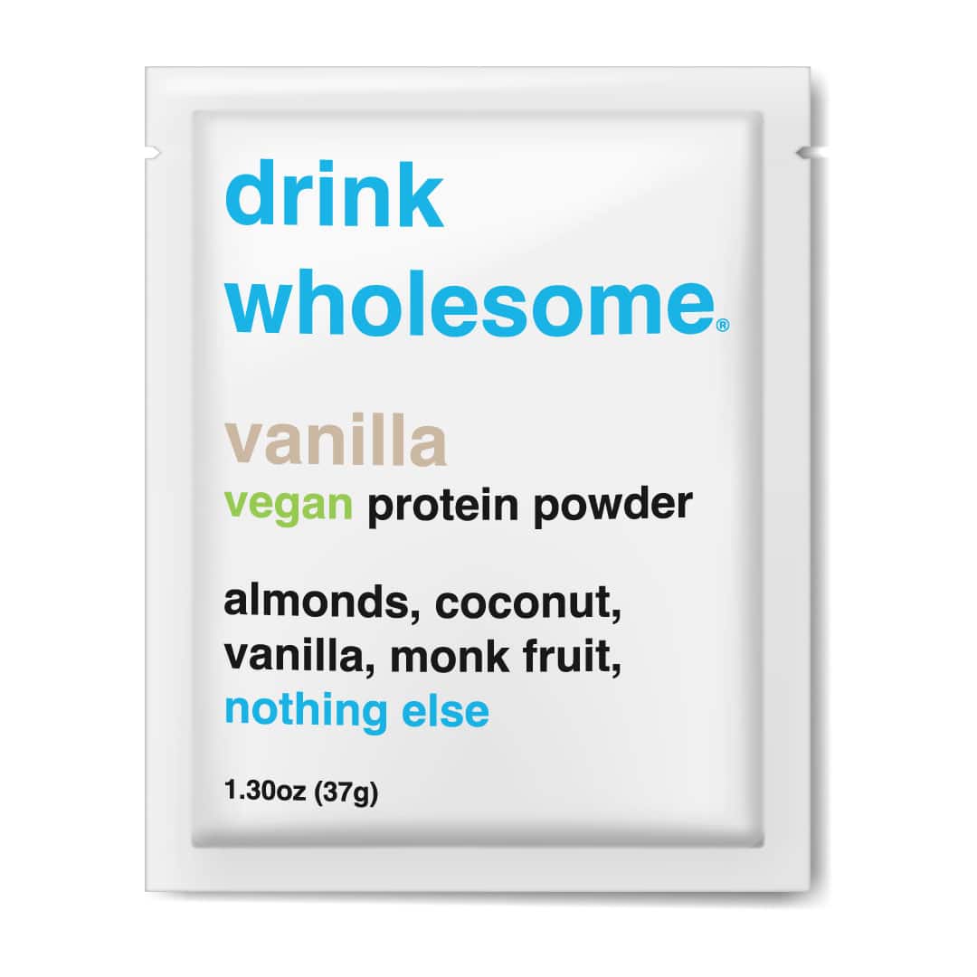 vegan vanilla protein powder sample