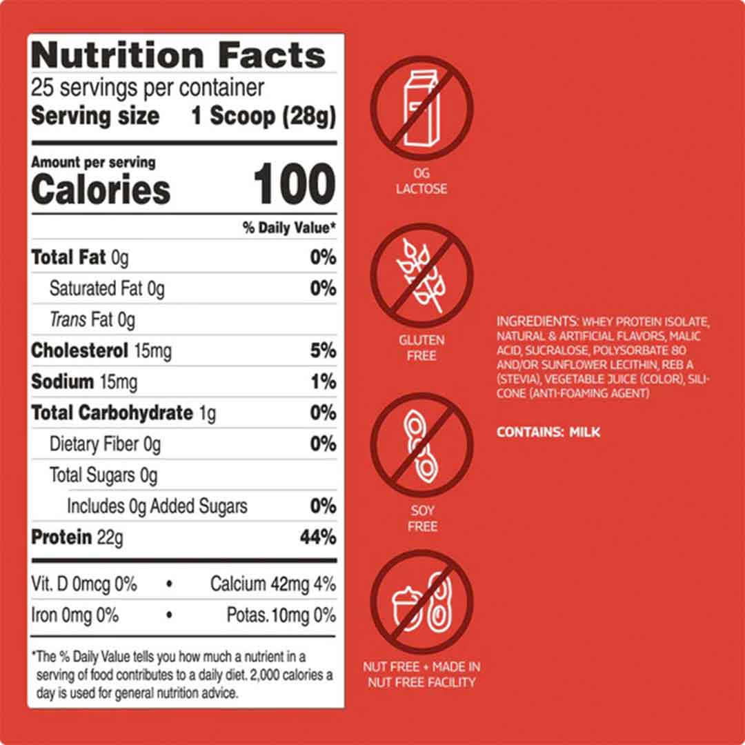 SEEQ protein powder nutrition facts