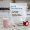 strawberry egg white protein powder 28 servings 3