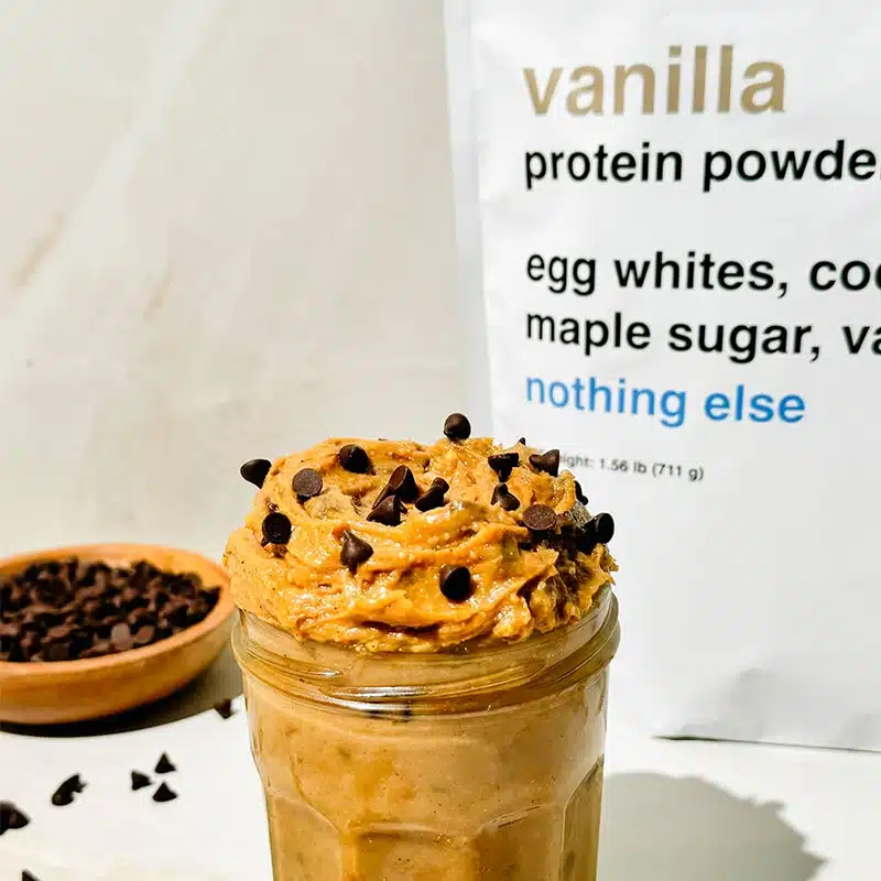 protein-powder-cookie-dough protein powder cookie dough made with drink wholesome protein powder