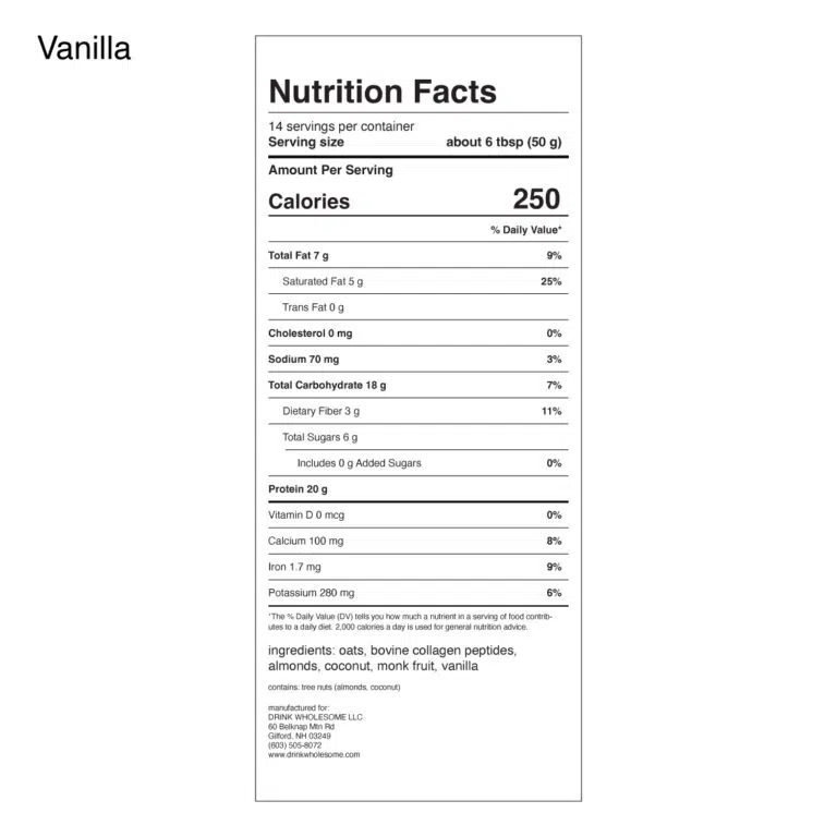 Meal Replacement Powder