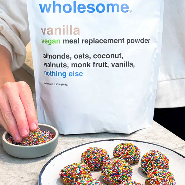 recipe made with drink wholesome